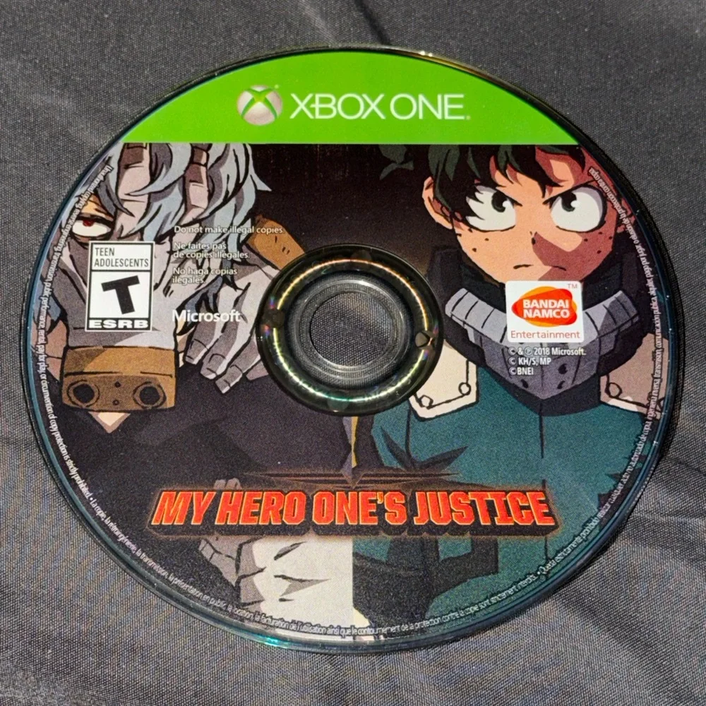 Microsoft Xbox One My Hero One’s Justice Video Game Rated T For Teen Used Disc O